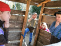 Rollenspiel zu „Hänsel und Gretel“