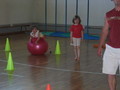 Spiel und Spaß und der Turnhalle