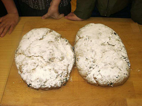 the finished Stollen