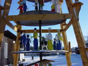 Figuren auf der Pyramide