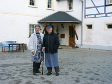 Gotthard Funke with his daughter-in-law